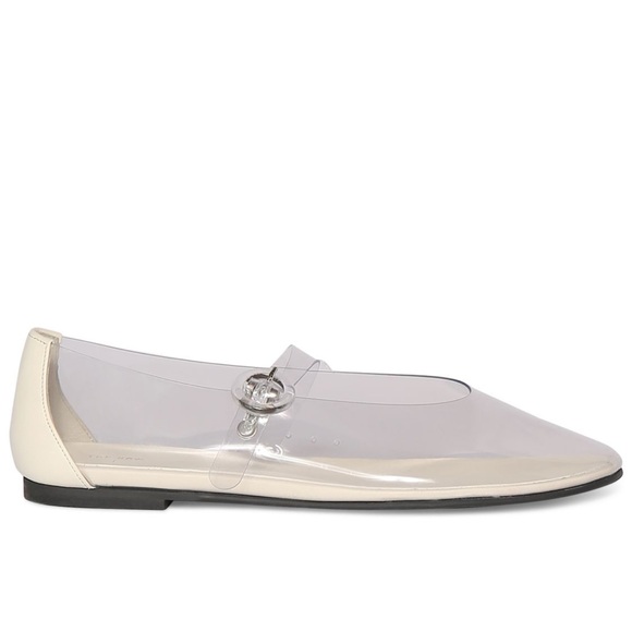 The Row Clear and Cream Flats - Picture 1 of 5
